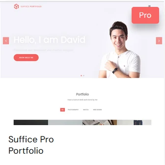 Suffice Pro Portfolio Template
