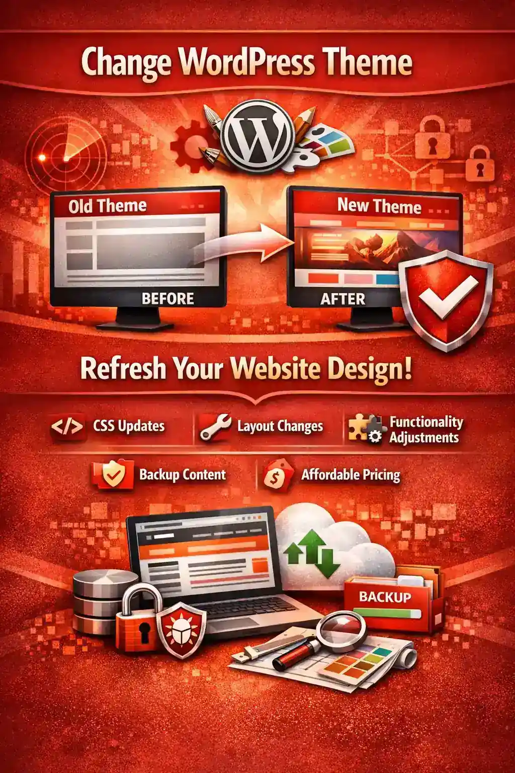 WordPress Theme Change Services