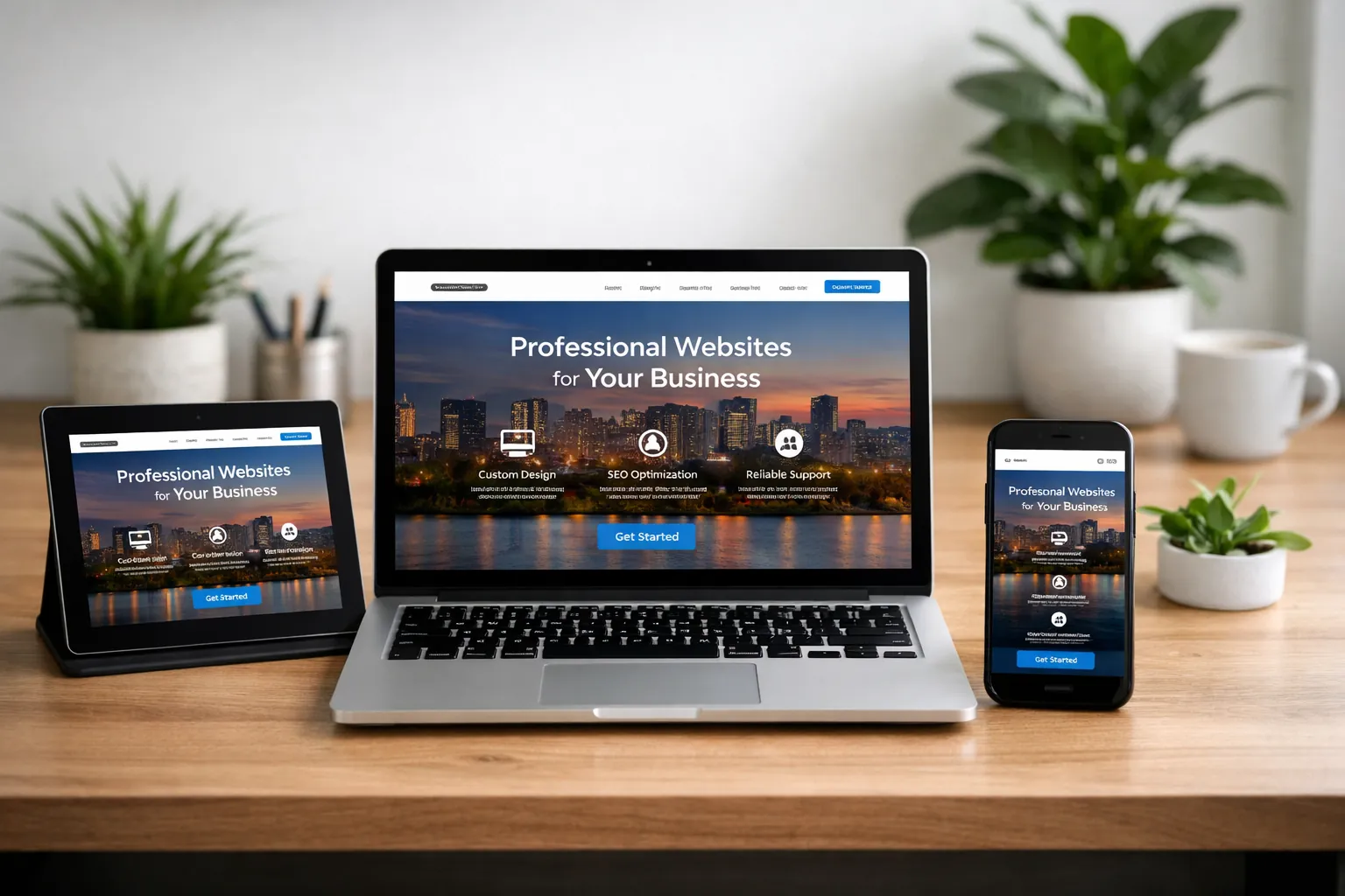 Canadian business web design services
