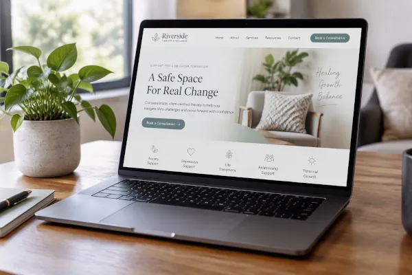 Therapist and mental health professional website design